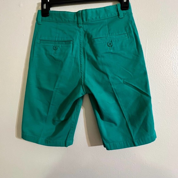 Class Club boys comfort stretch performance shorts teal colored  size 14 - Picture 2 of 6